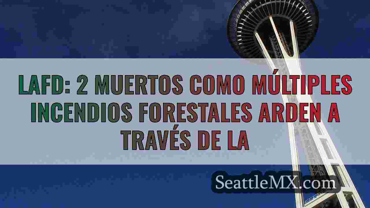 Últimos incendios forestales en Los