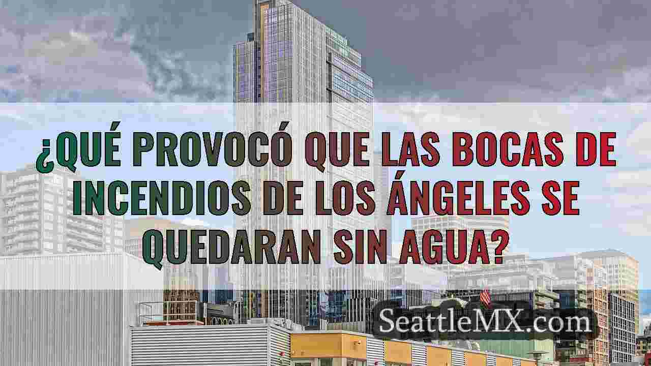 ¿Qué provocó que las bocas de incendios