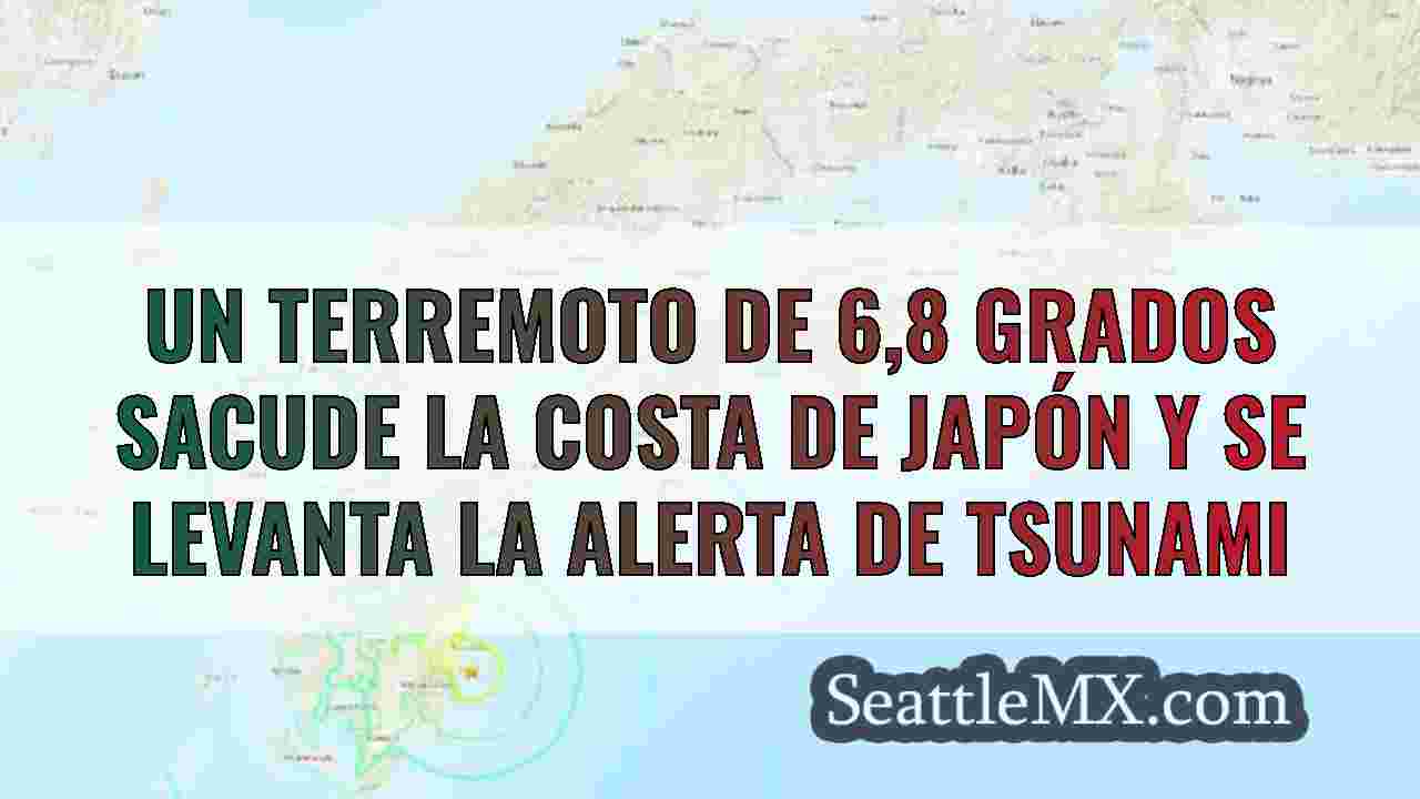 Un terremoto de 6,8 grados sacude la