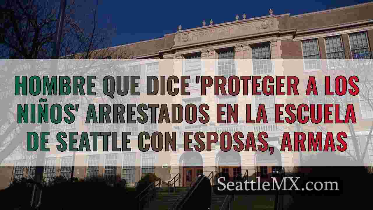 Hombre que dice 'proteger a los niños'