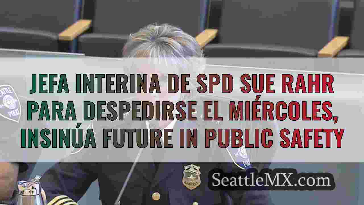 Jefa interina de SPD Sue Rahr para