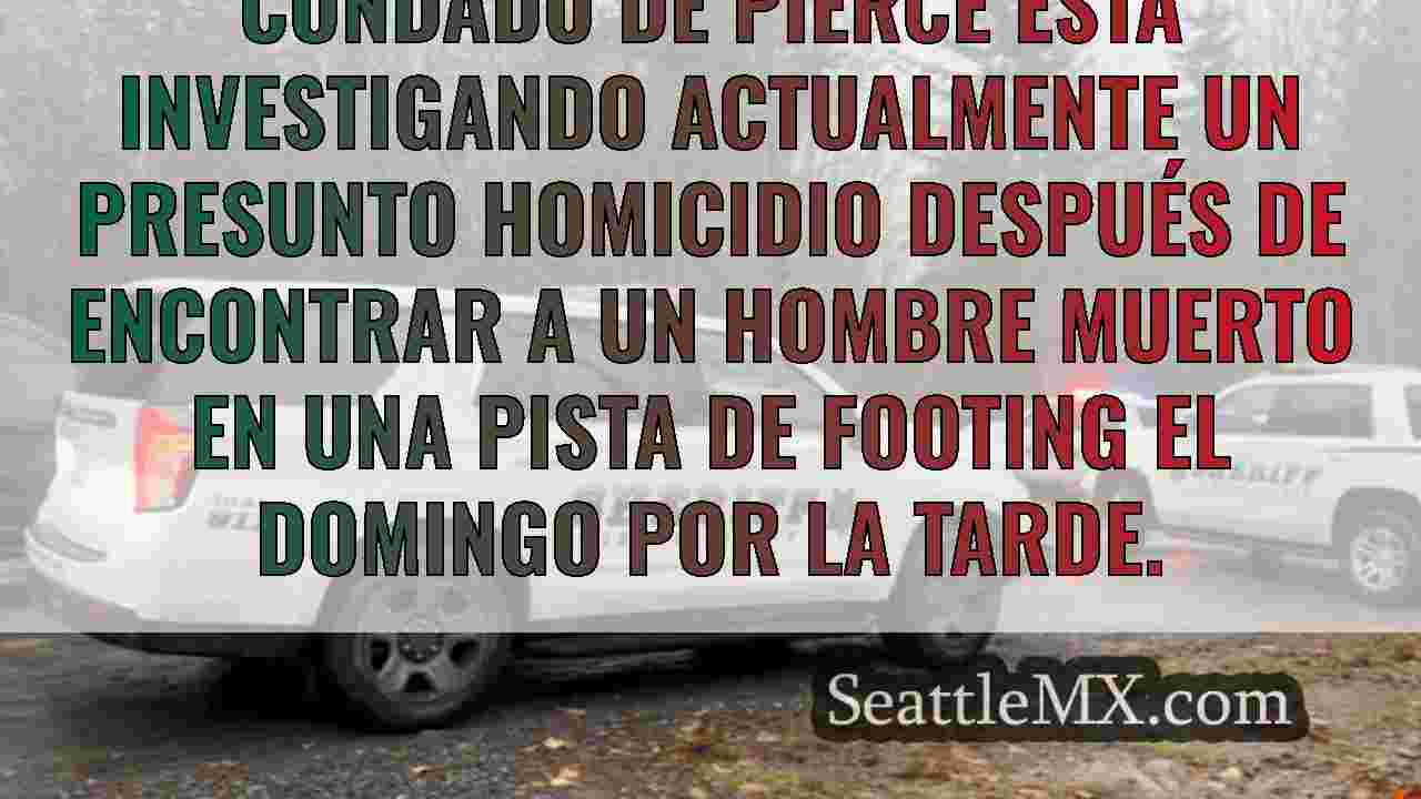 Hallan muerto a un hombre en una pista
