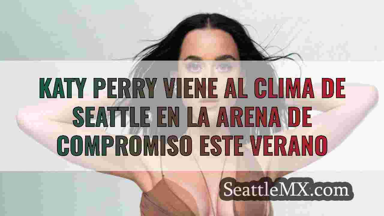 Katy Perry viene al clima de Seattle en