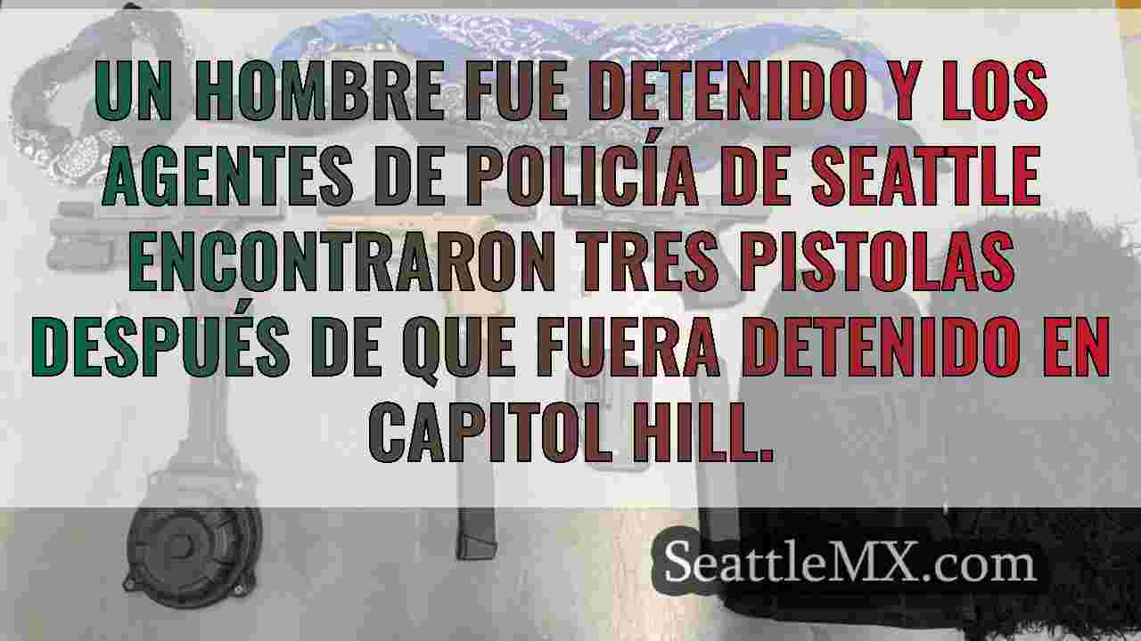 Encuentran a un hombre con armas