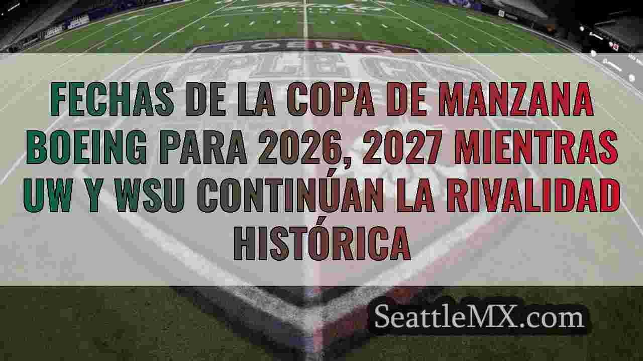 Fechas de la copa de manzana Boeing