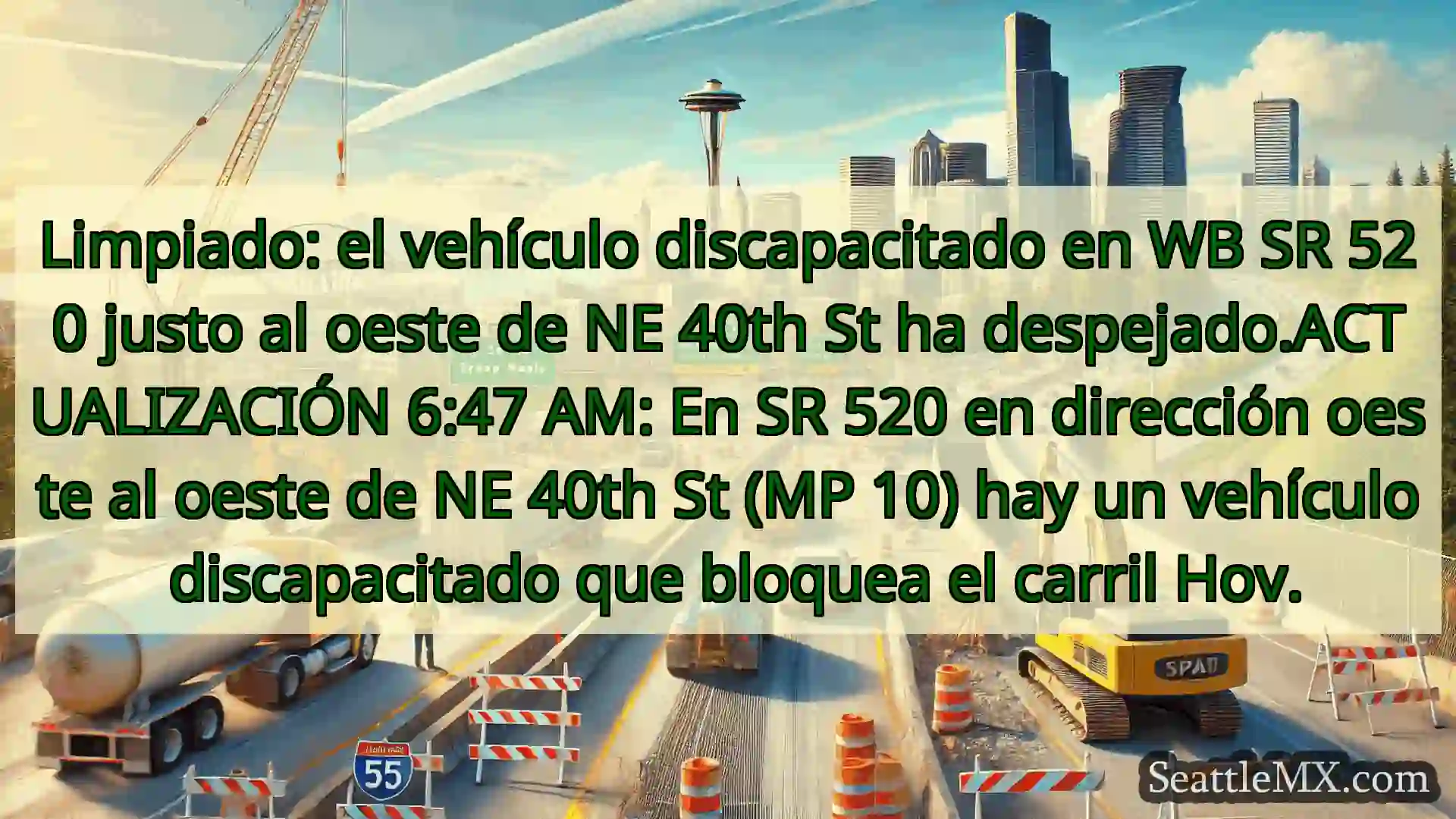 Noticias de transporte de Seattle Limpiado: el vehículo