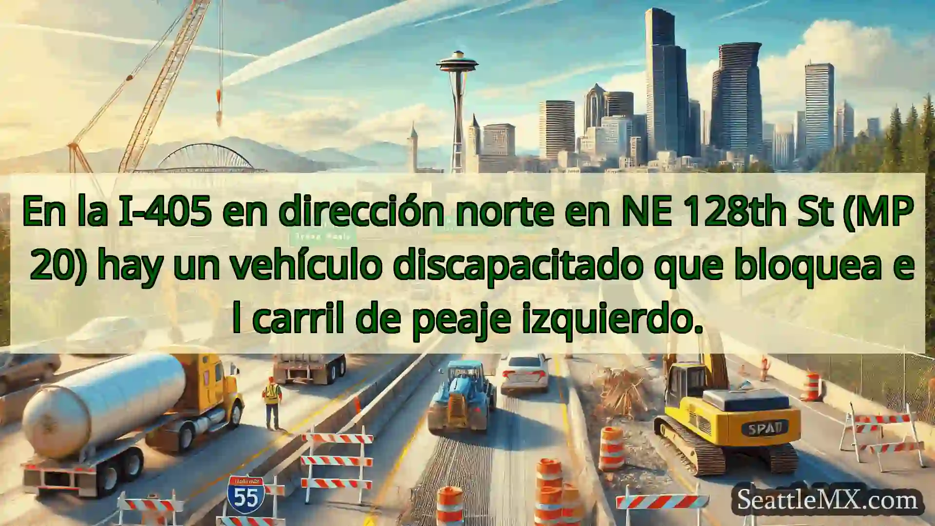 Noticias de transporte de Seattle En la I-405 en dirección norte en