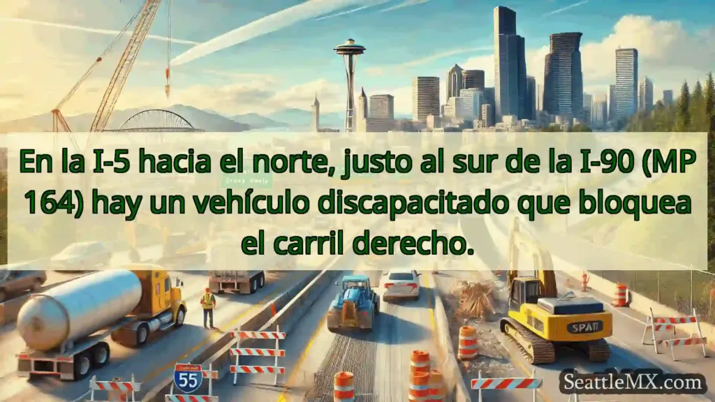 Noticias de transporte de Seattle En la I-5 hacia el norte, justo al