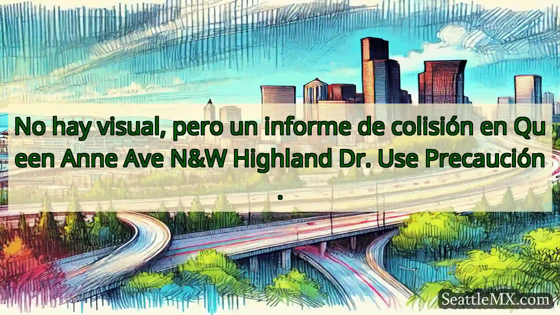 Noticias de transporte de Seattle No hay visual, pero un informe de