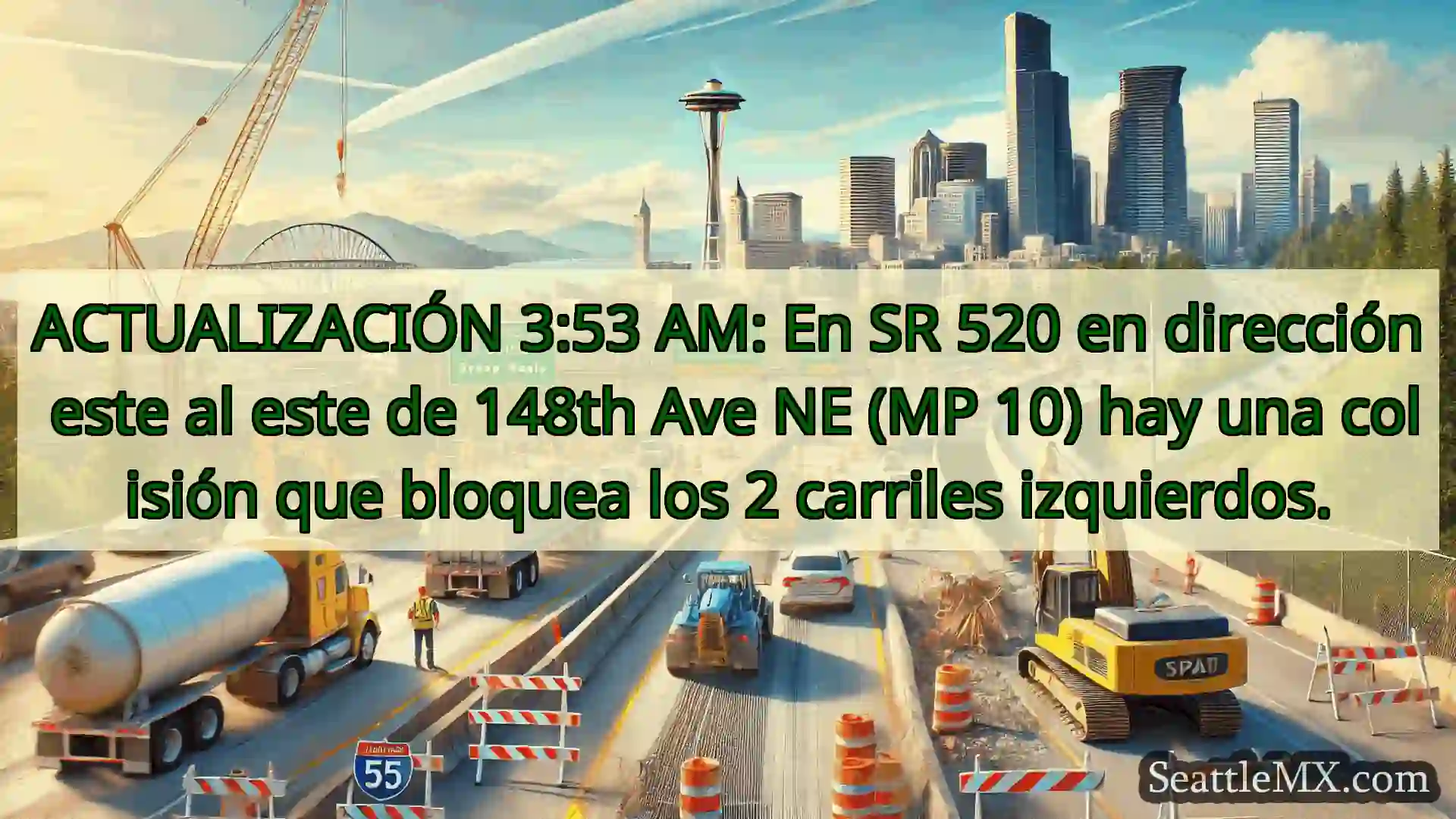 Noticias de transporte de Seattle ACTUALIZACIÓN 3:53 AM: En SR 520