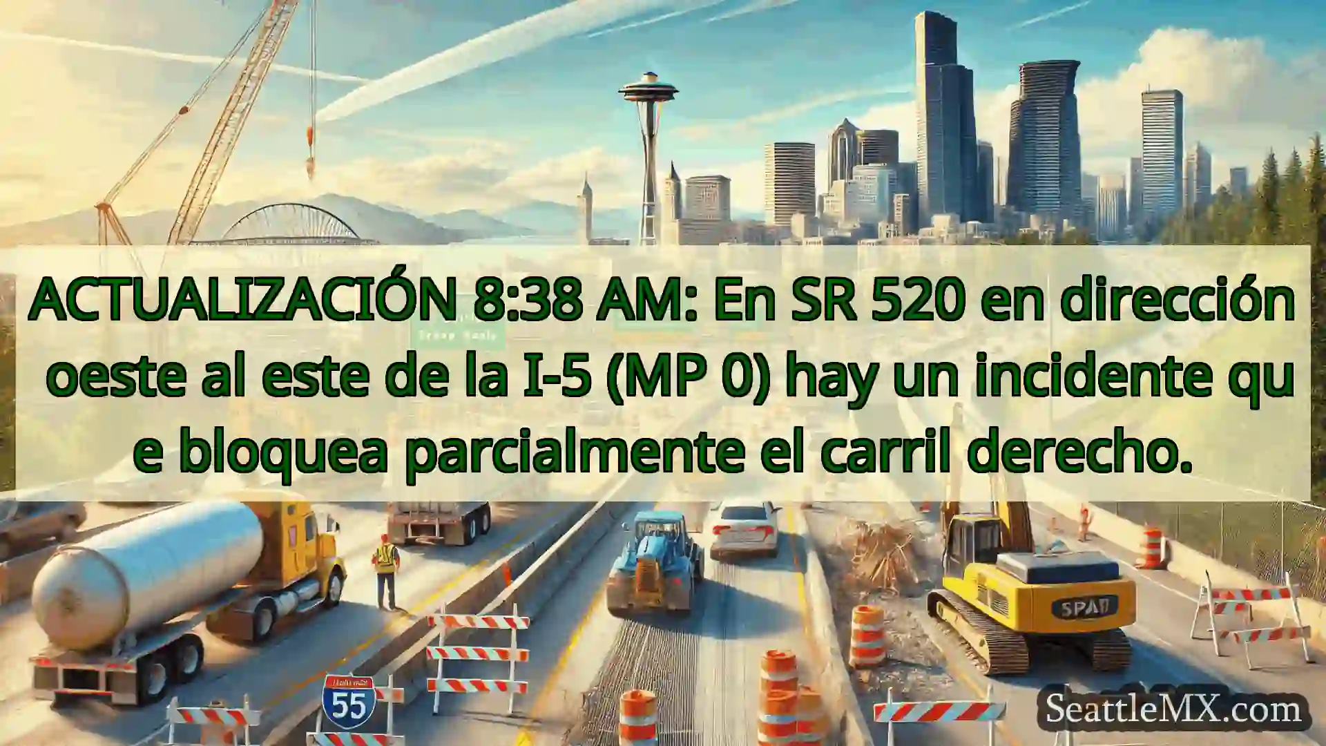 Noticias de transporte de Seattle ACTUALIZACIÓN 8:38 AM: En SR 520