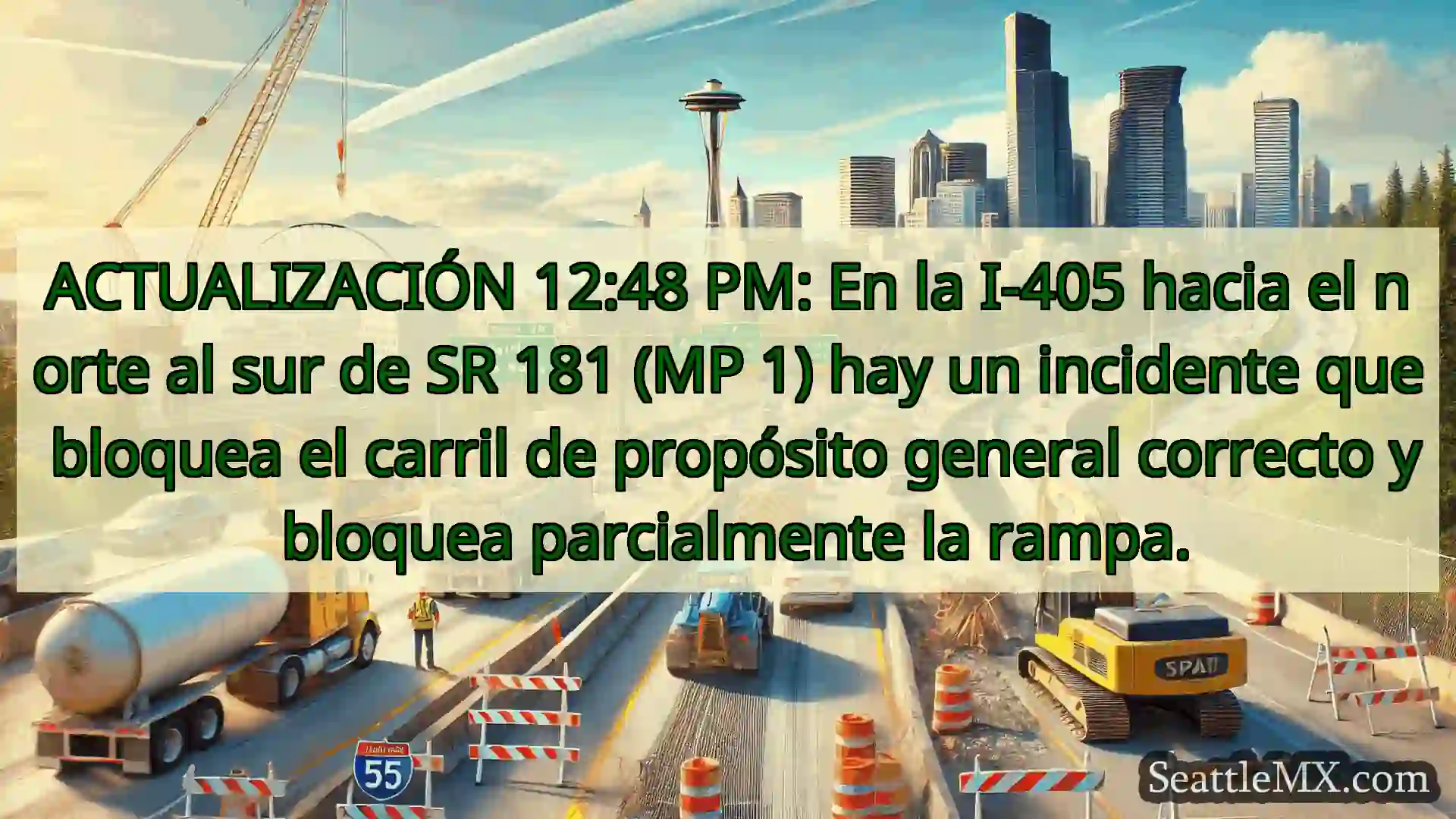 Noticias de transporte de Seattle ACTUALIZACIÓN 12:48 PM: En la