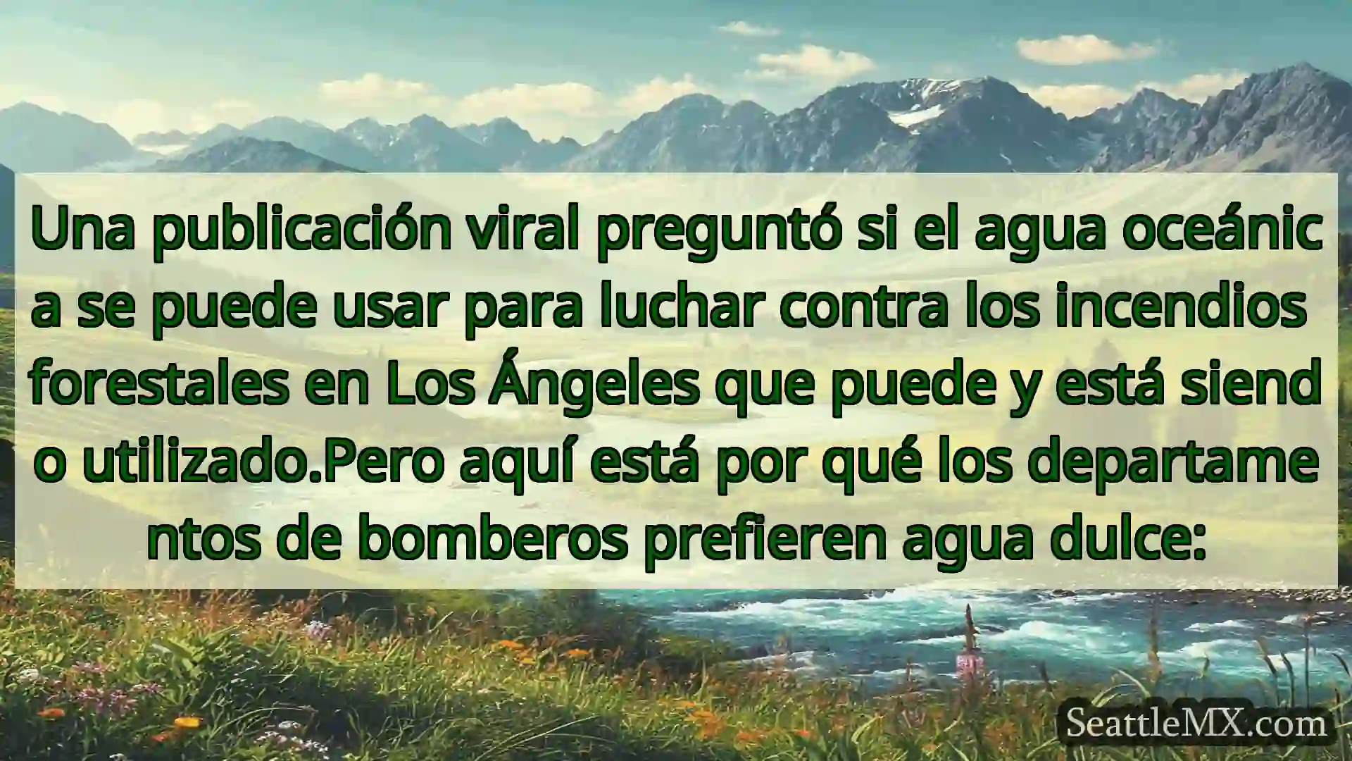 noticias de seattle Una publicación viral preguntó si