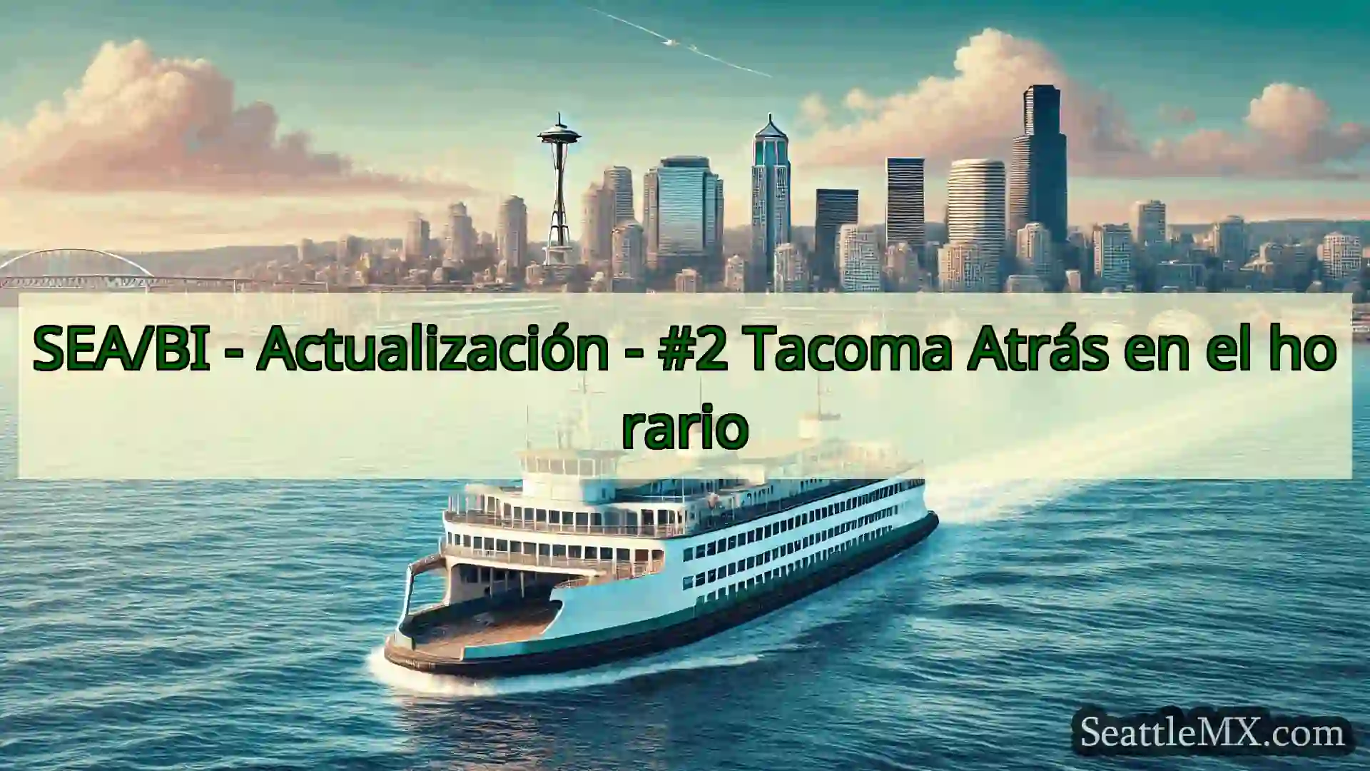 noticias del ferry de seattle SEA/BI - Actualización - #2 Tacoma