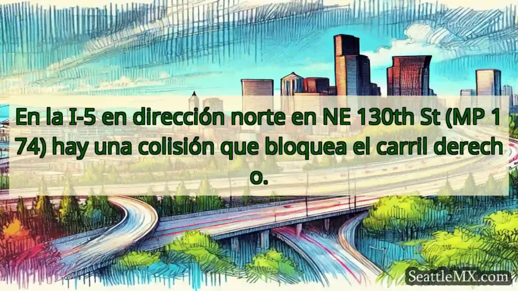 Noticias de transporte de Seattle En la I-5 en dirección norte en NE