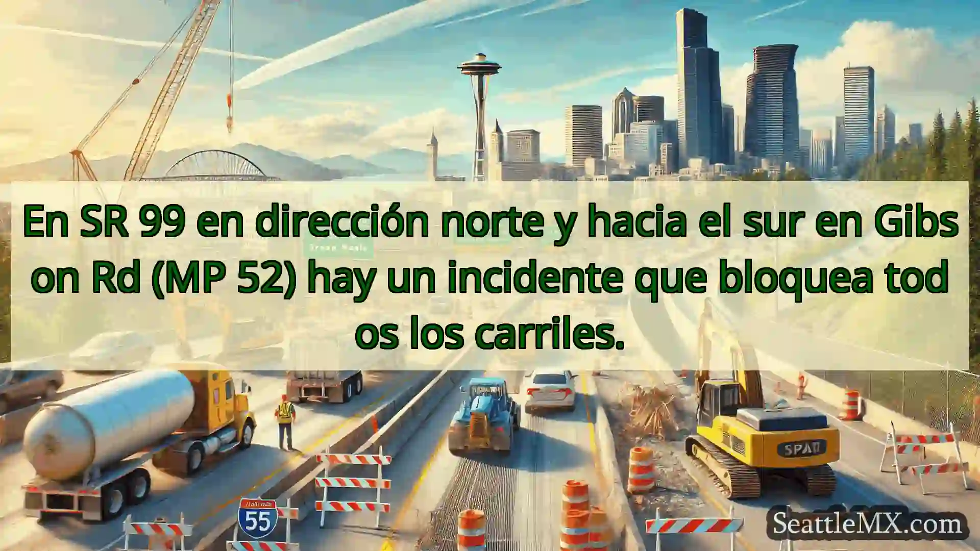 Noticias de transporte de Seattle En SR 99 en dirección norte y