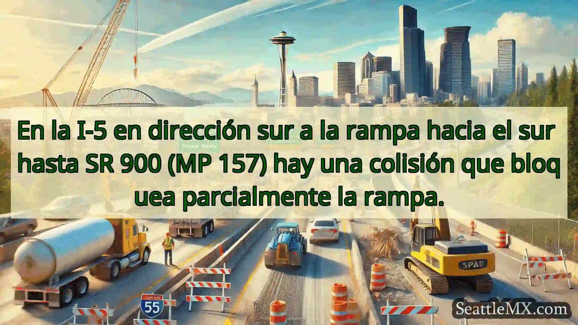 Noticias de transporte de Seattle En la I-5 en dirección sur a la