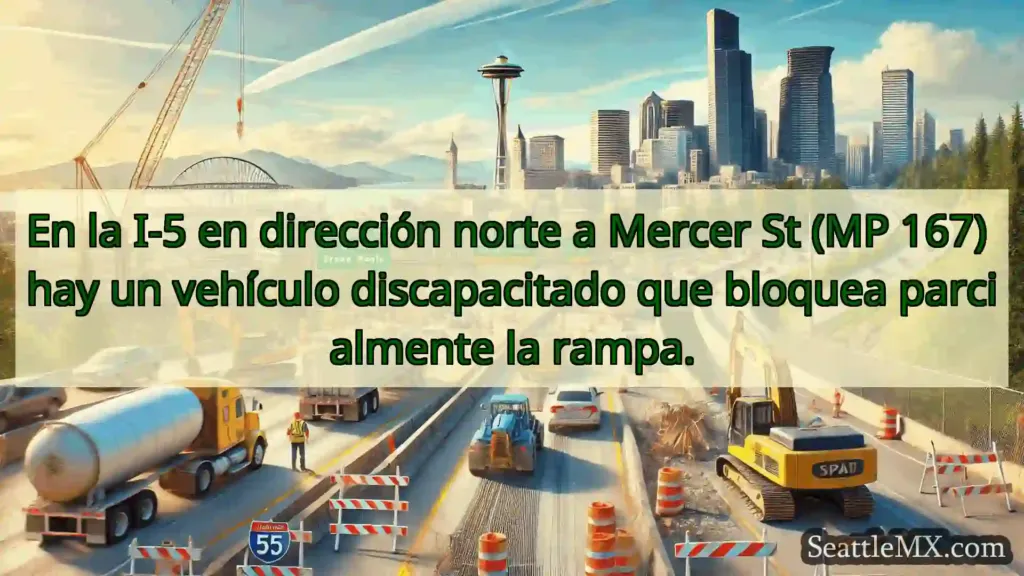 Noticias de transporte de Seattle En la I-5 en dirección norte a