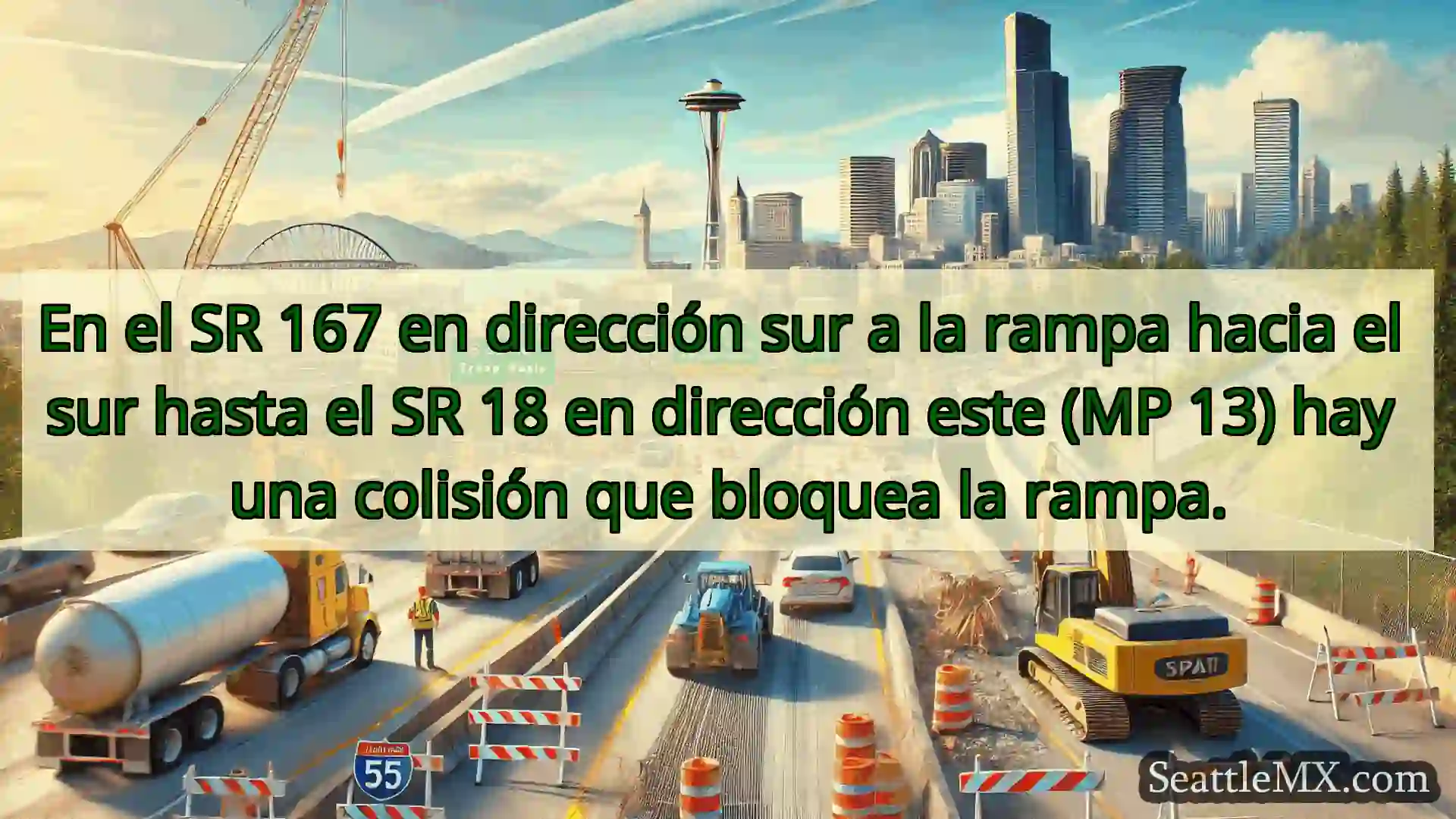Noticias de transporte de Seattle En el SR 167 en dirección sur a la