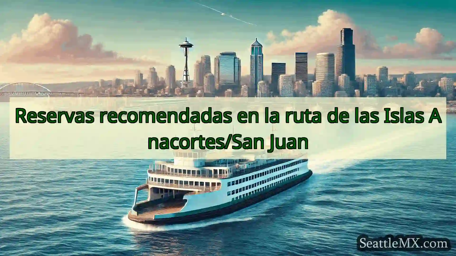noticias del ferry de seattle Reservas recomendadas en la ruta