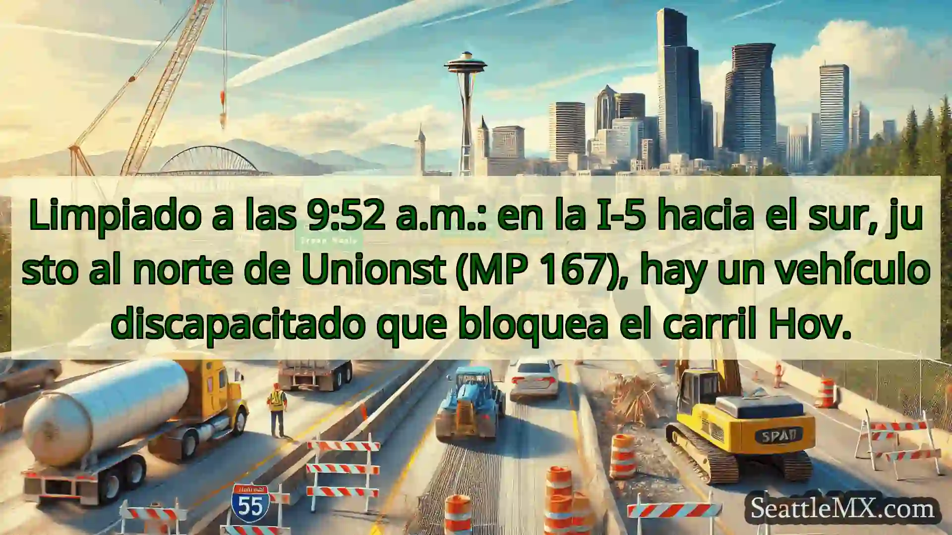 Noticias de transporte de Seattle Limpiado a las 9:52 a.m.: en la