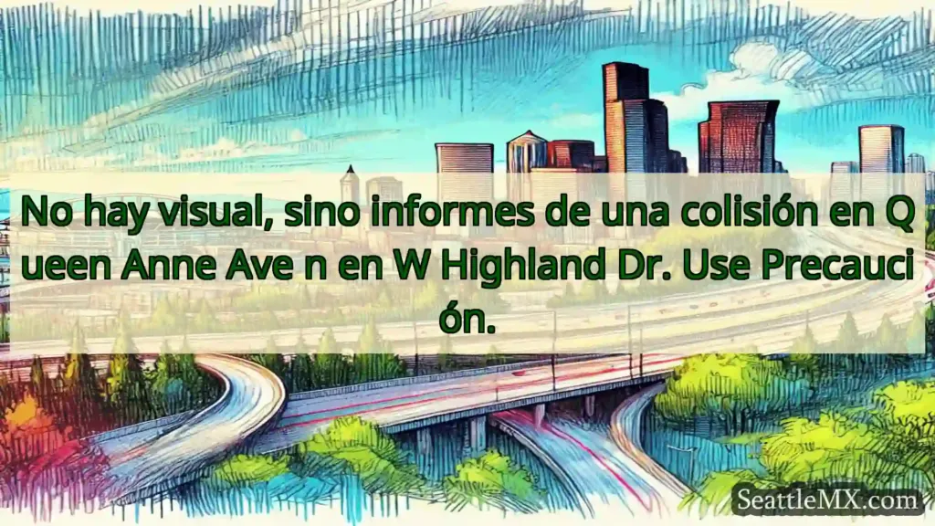 Noticias de transporte de Seattle No hay visual, sino informes de