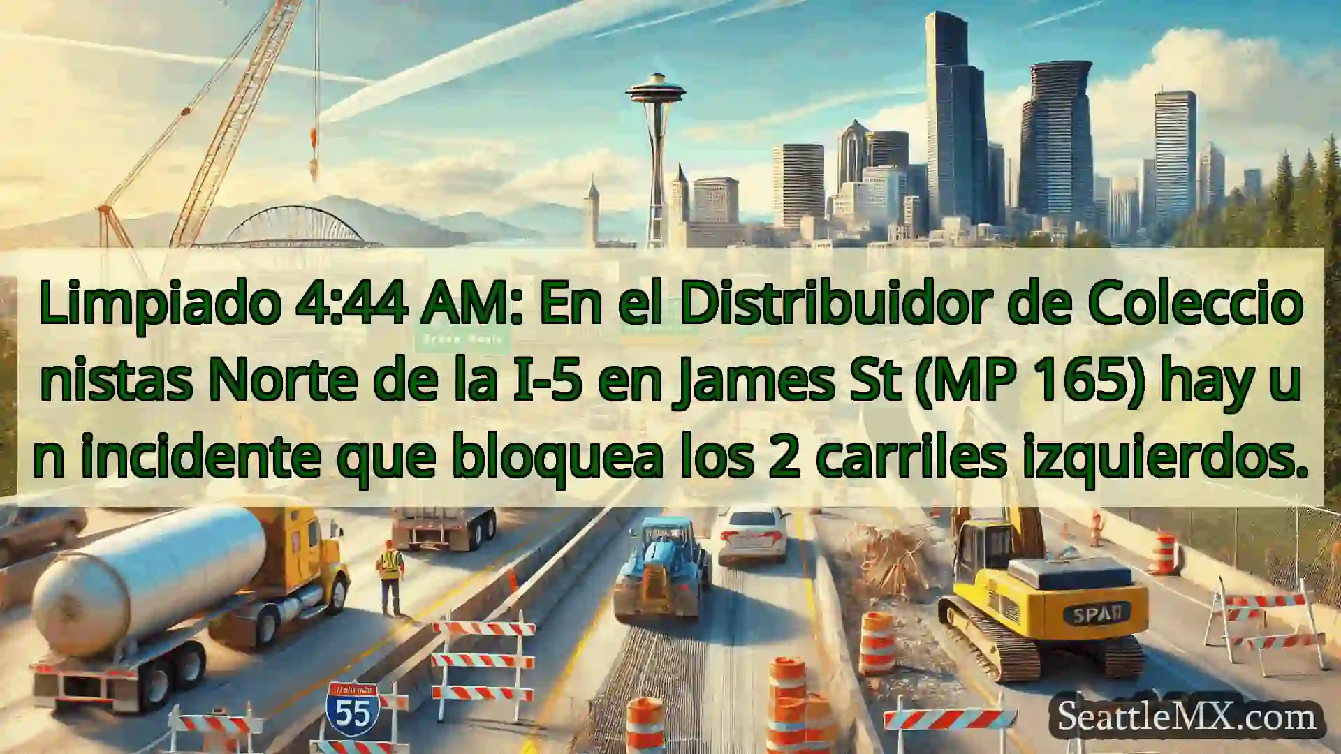 Noticias de transporte de Seattle Limpiado 4:44 AM: En el