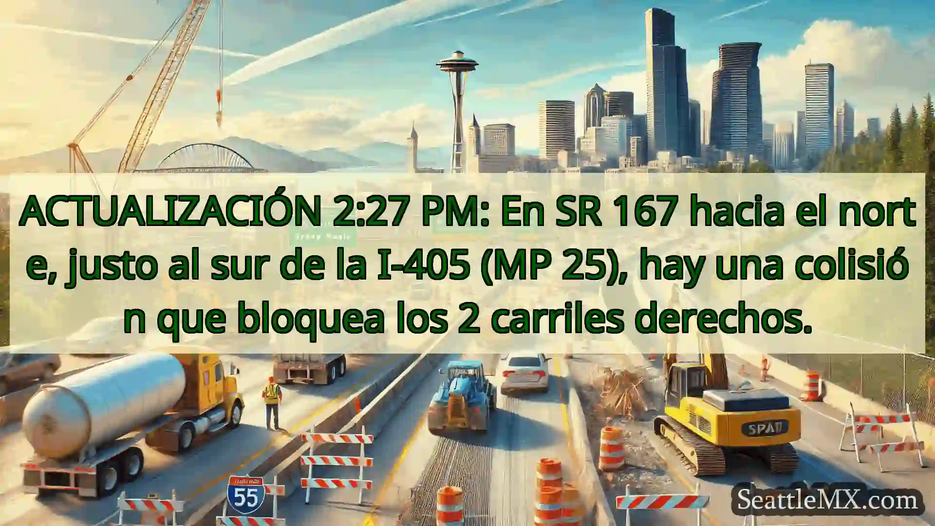 Noticias de transporte de Seattle ACTUALIZACIÓN 2:27 PM: En SR 167
