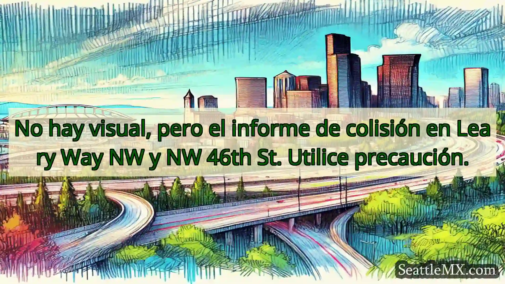 Noticias de transporte de Seattle No hay visual, pero el informe de