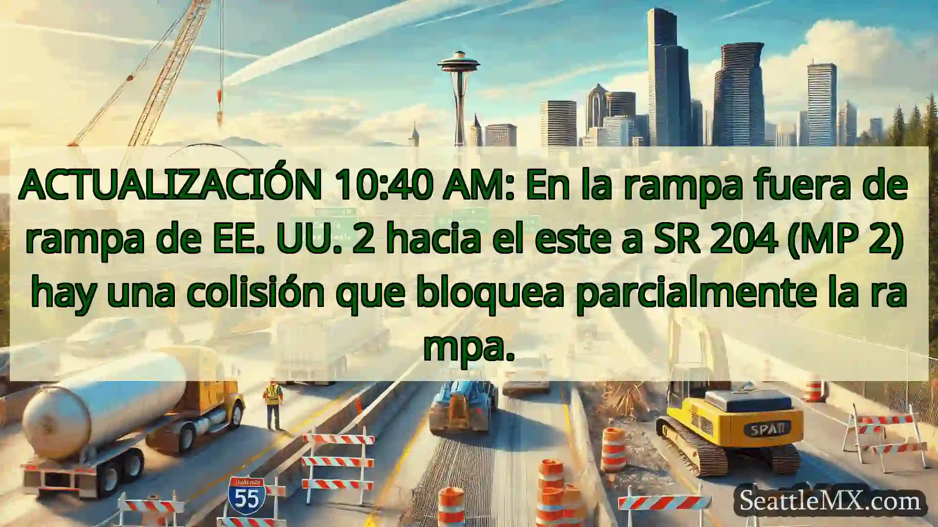 Noticias de transporte de Seattle ACTUALIZACIÓN 10:40 AM: En la