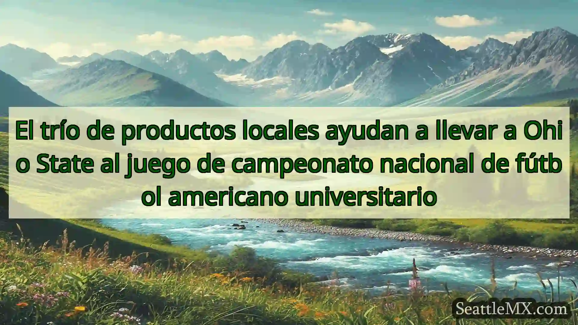 noticias de seattle El trío de productos locales