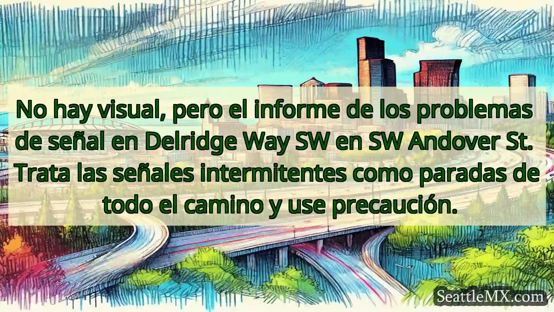 Noticias de transporte de Seattle No hay visual, pero el informe de