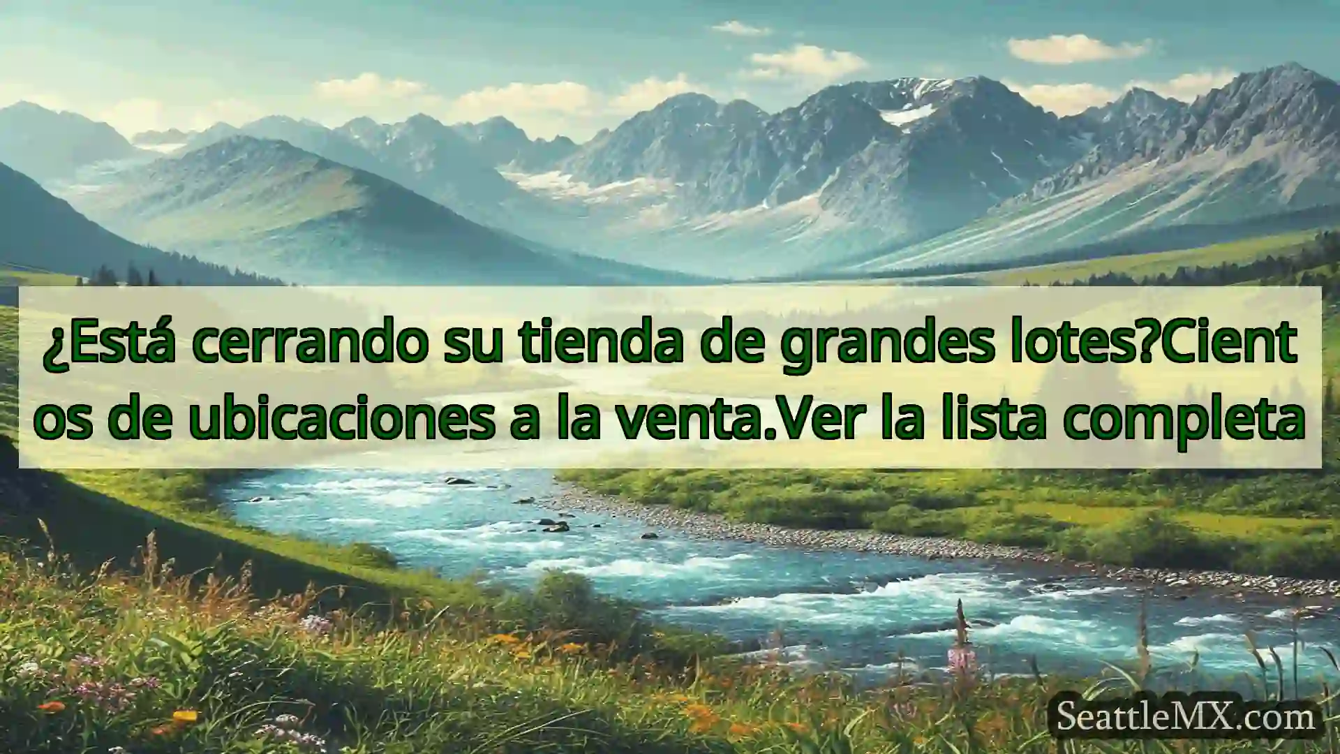 noticias de seattle ¿Está cerrando su tienda de