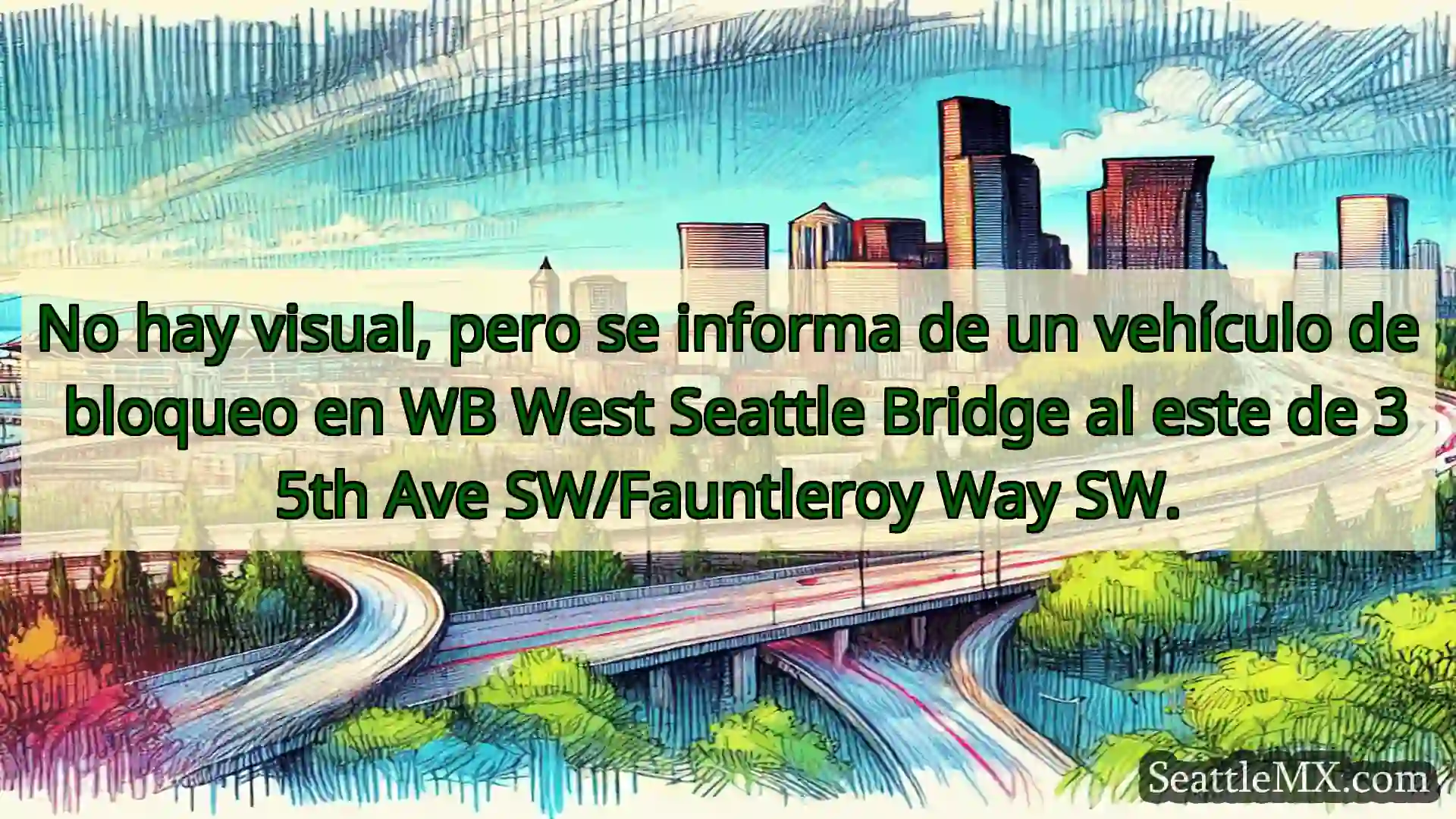 Noticias de transporte de Seattle No hay visual, pero se informa de