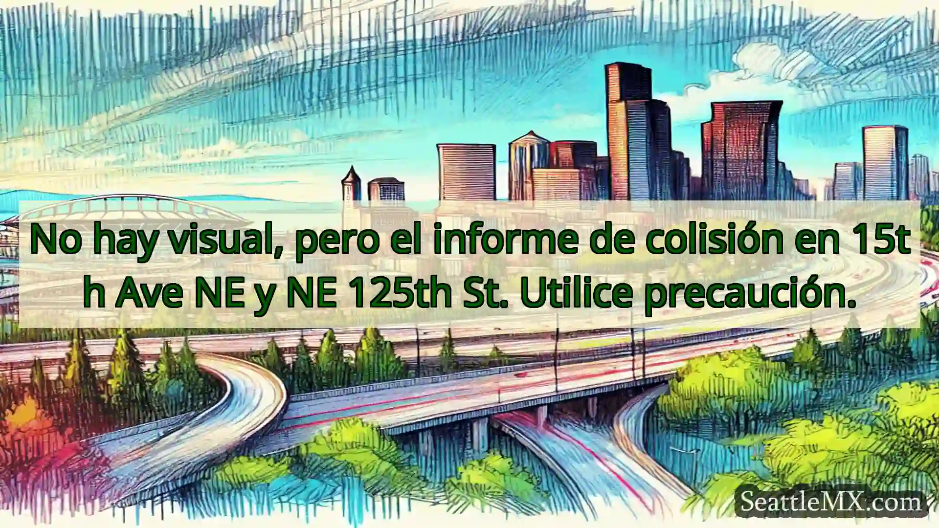 Noticias de transporte de Seattle No hay visual, pero el informe de