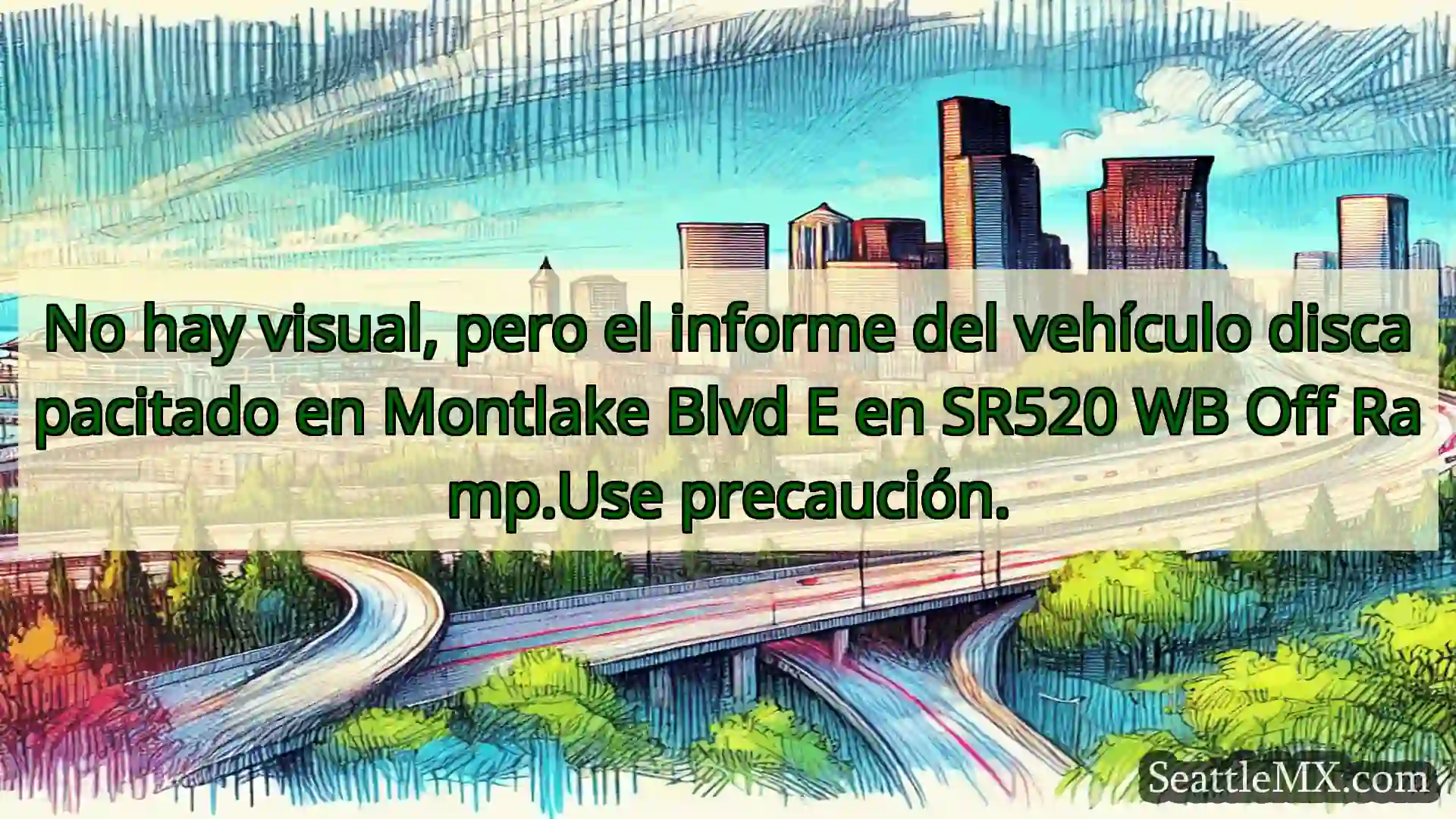 Noticias de transporte de Seattle No hay visual, pero el informe del