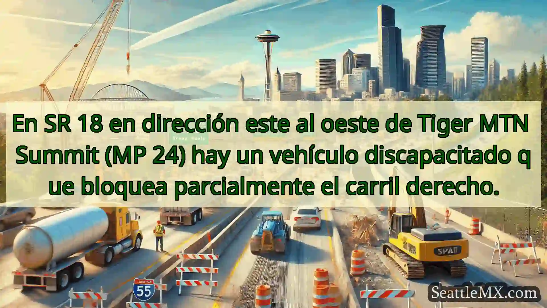 Noticias de transporte de Seattle En SR 18 en dirección este al