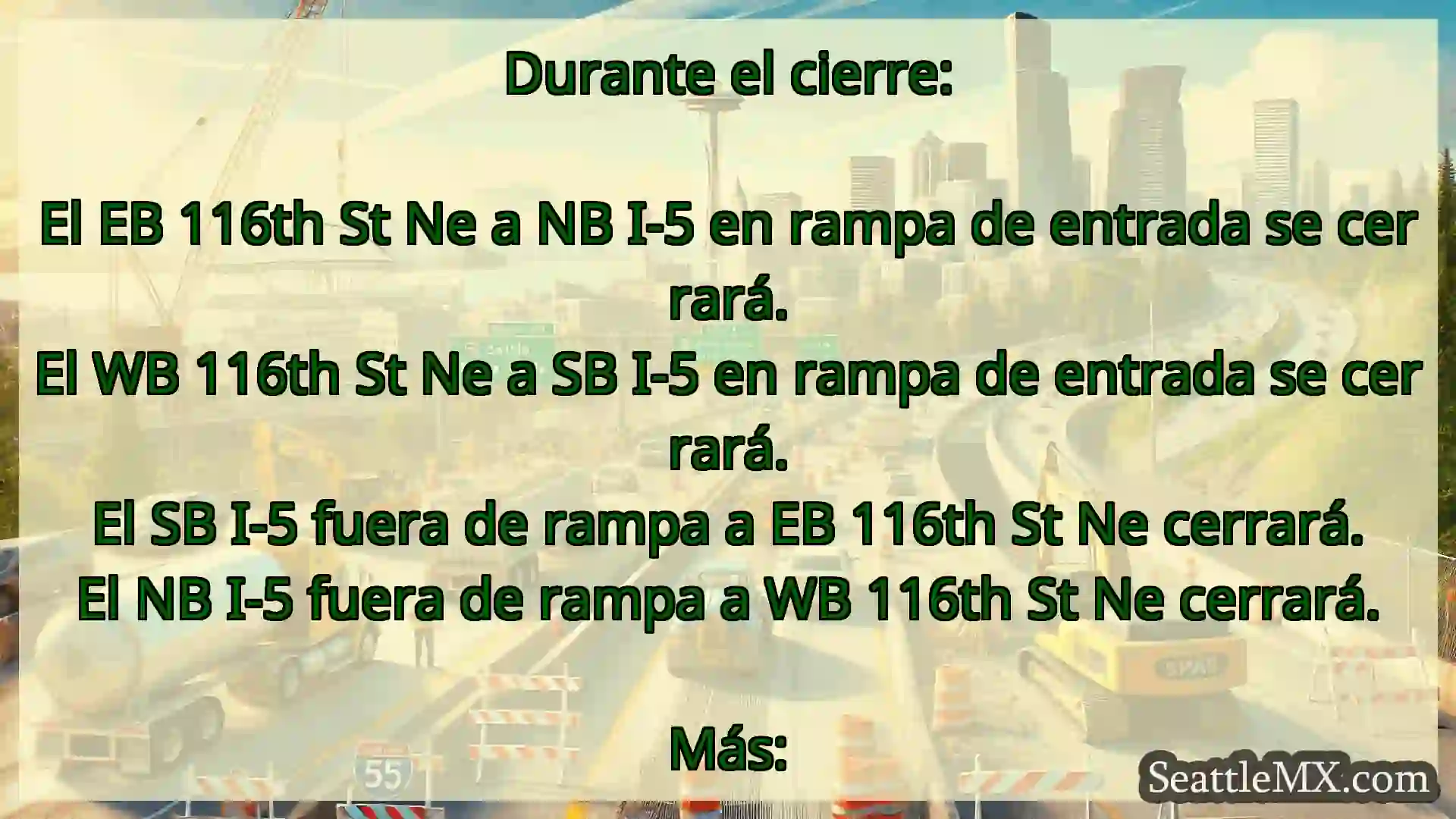 Noticias de transporte de Seattle Durante el cierre: