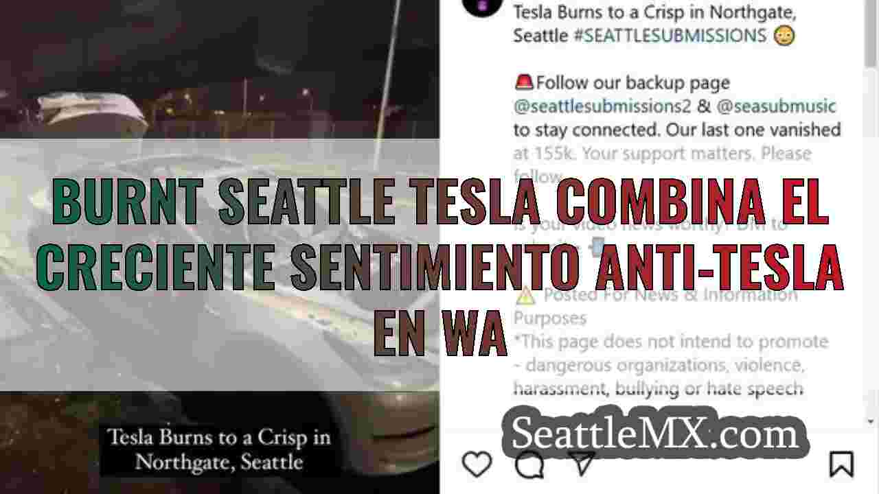 Burnt Seattle Tesla combina el creciente
