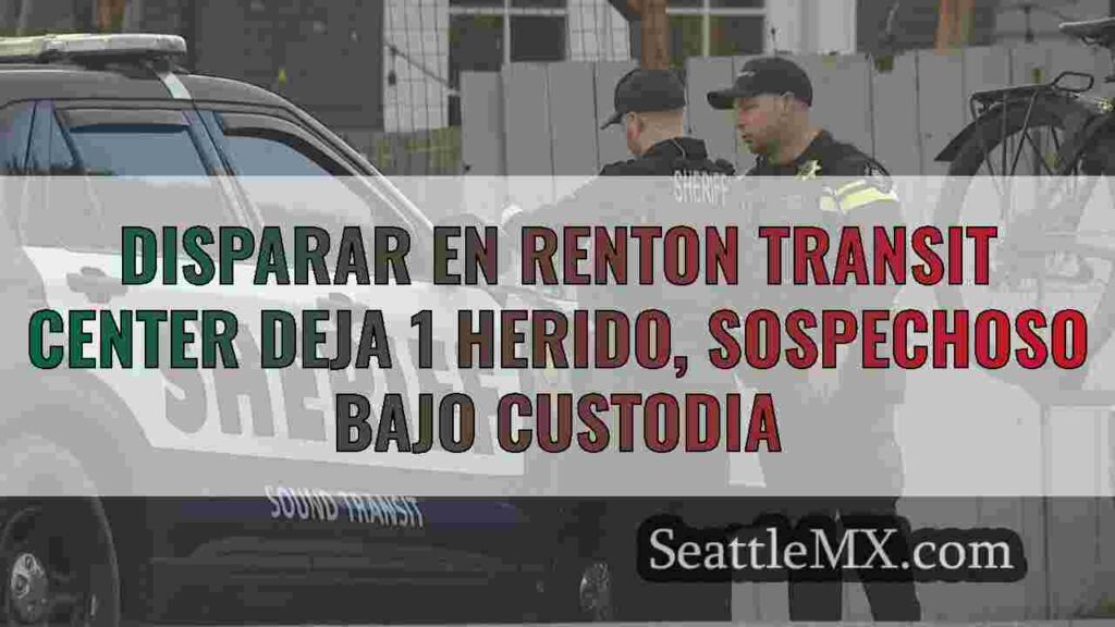 Disparar en Renton Transit Center deja 1 herido,