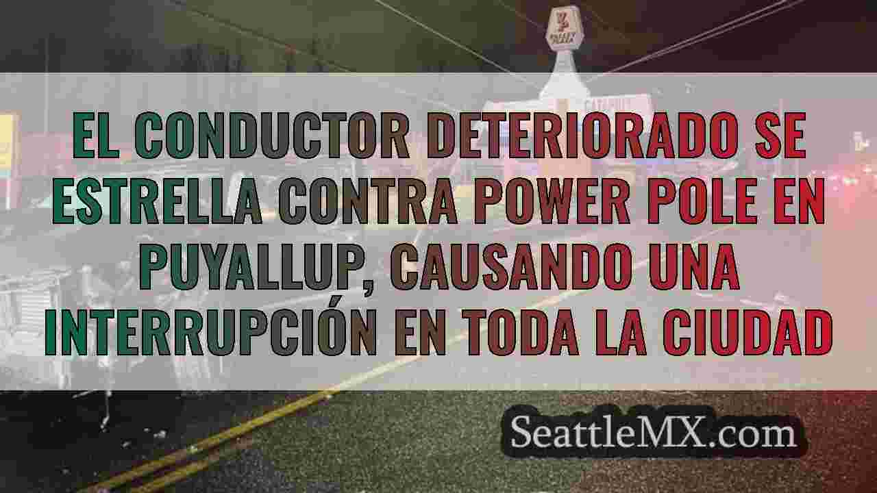 El conductor deteriorado se estrella