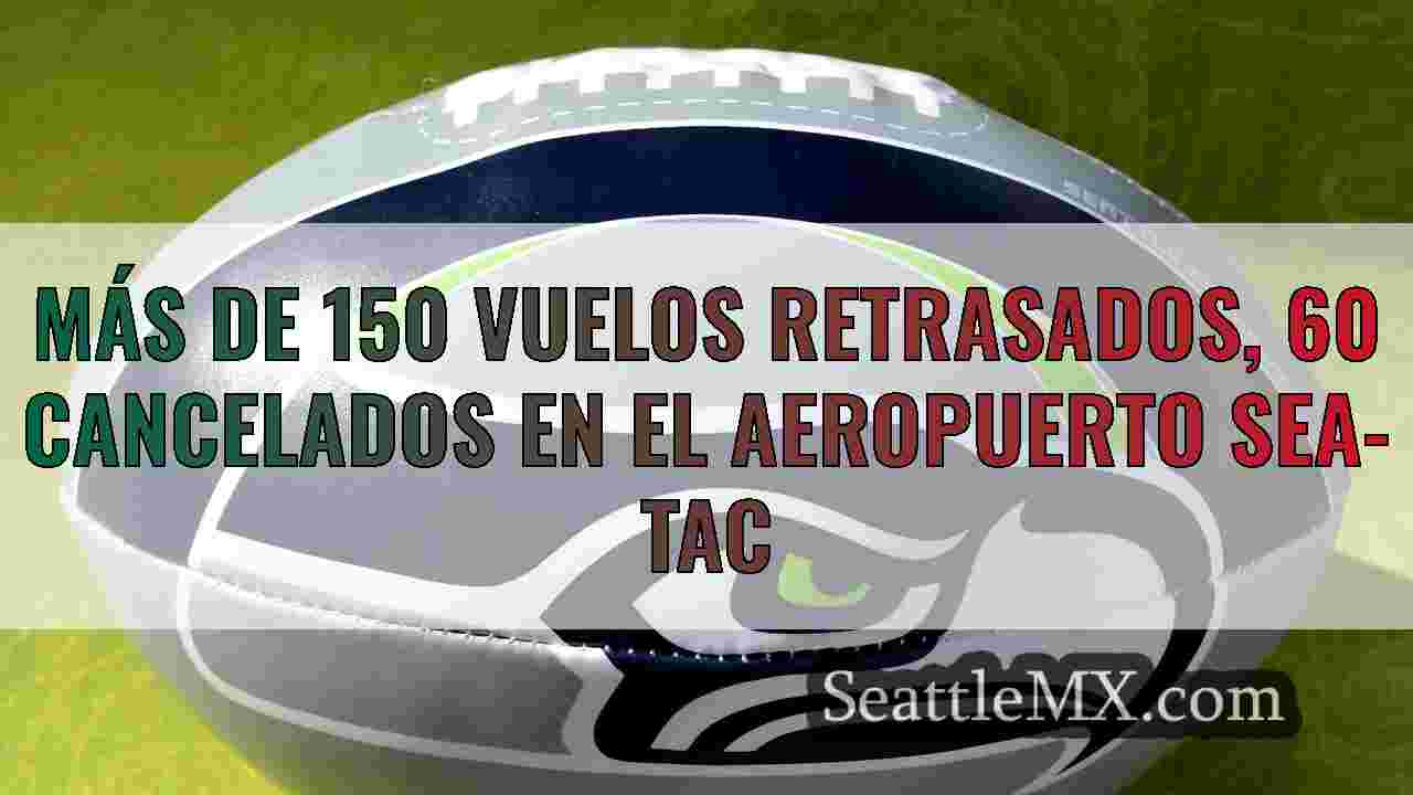 Más de 150 vuelos retrasados, 60