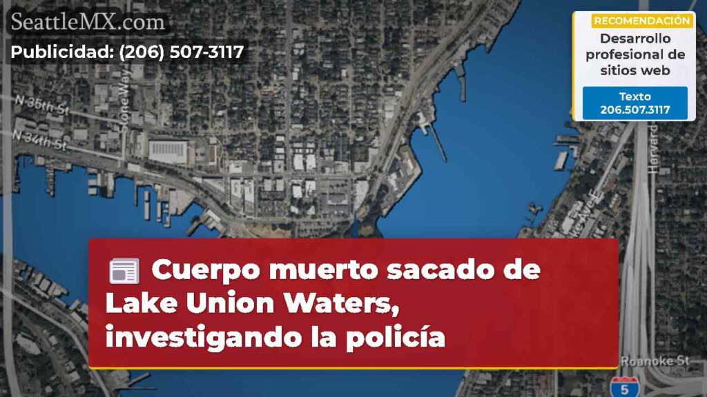Cuerpo muerto sacado de Lake Union Waters,
