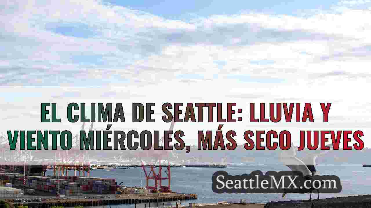 El clima de Seattle: lluvia y viento