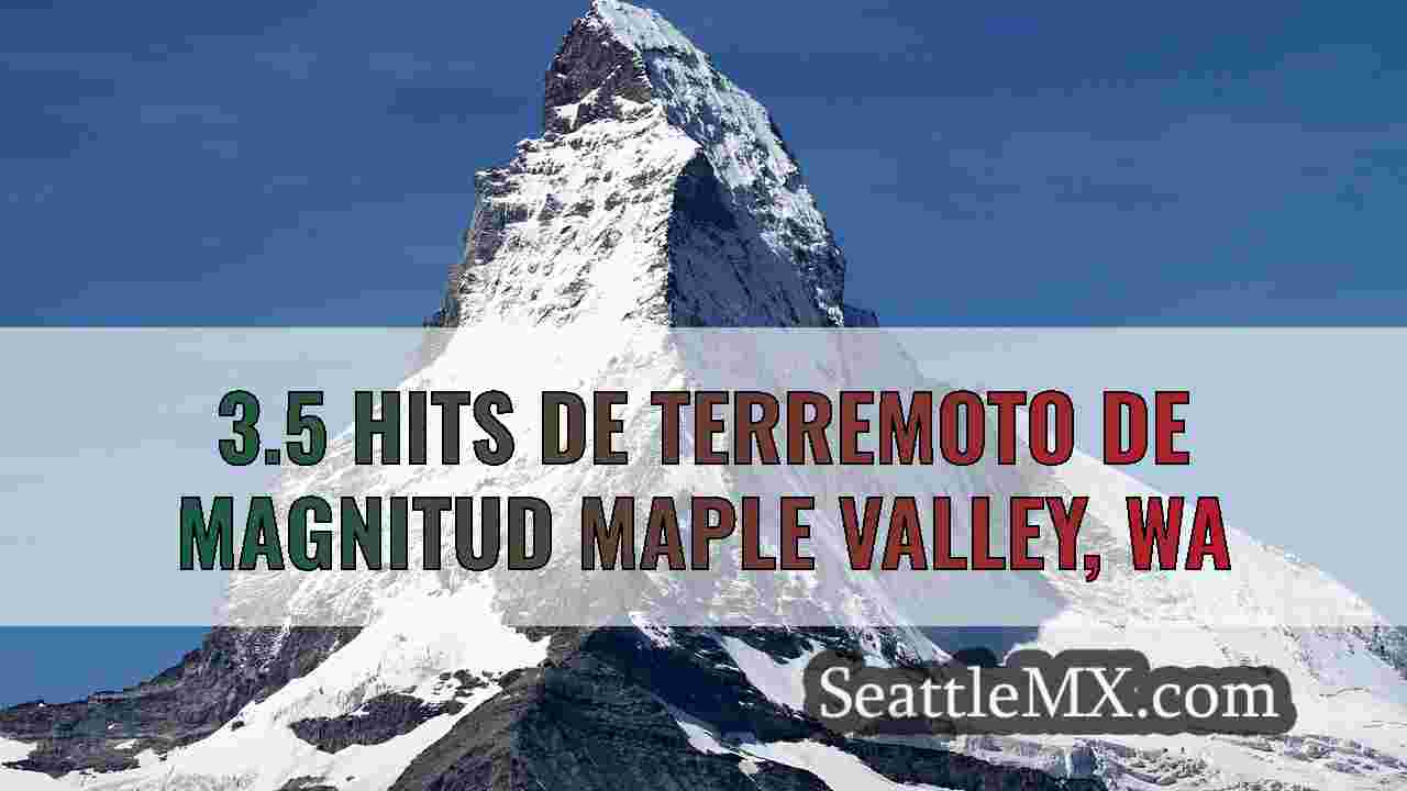 3.5 Hits de terremoto de magnitud Maple
