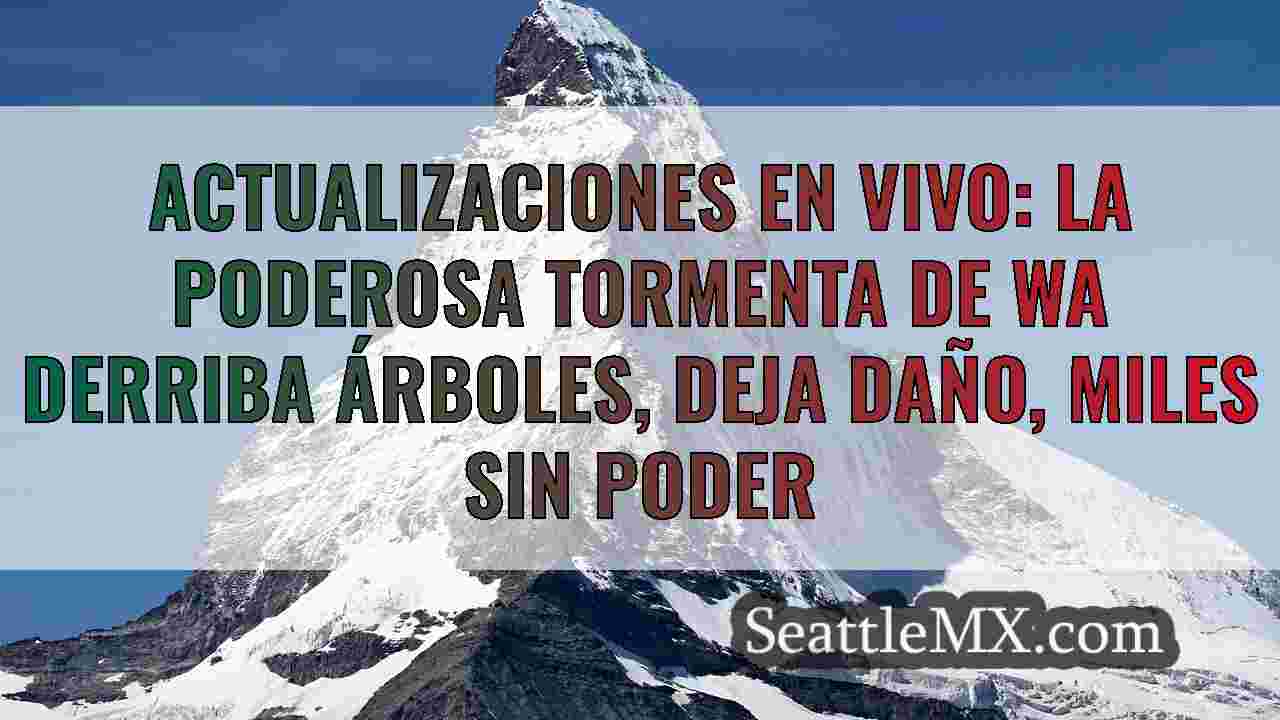 Actualizaciones en vivo: la poderosa tormenta de