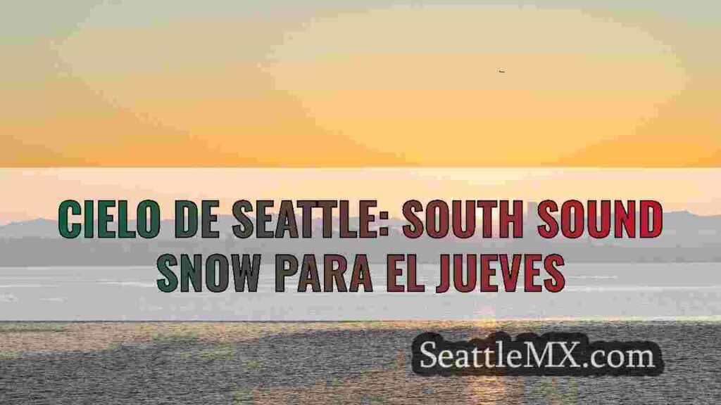 Cielo de Seattle: South Sound Snow para