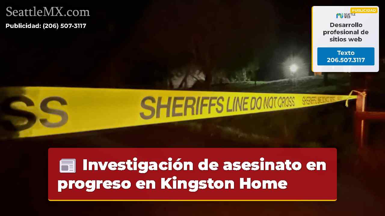 Investigación de asesinato en progreso en