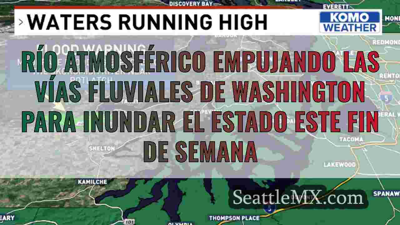 Río atmosférico empujando las vías