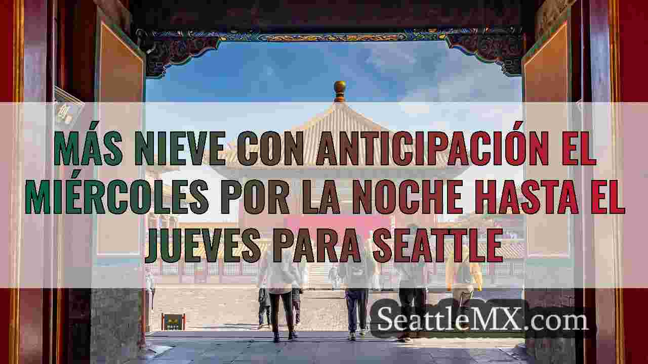 Más nieve con anticipación el miércoles